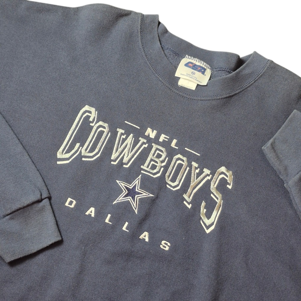 VTG CSA NFL Dallas Cowboys Unisex Size XL Crewneck Sweatshirt Made in USA